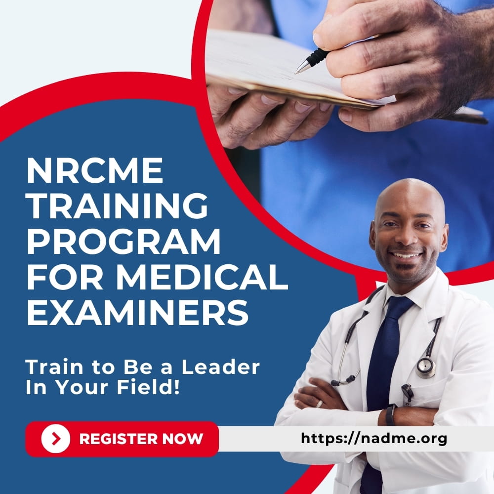 NRCME Training for Medical Examiners Banner