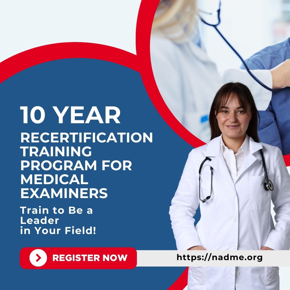 NRCME 10 Year Recertification Banner